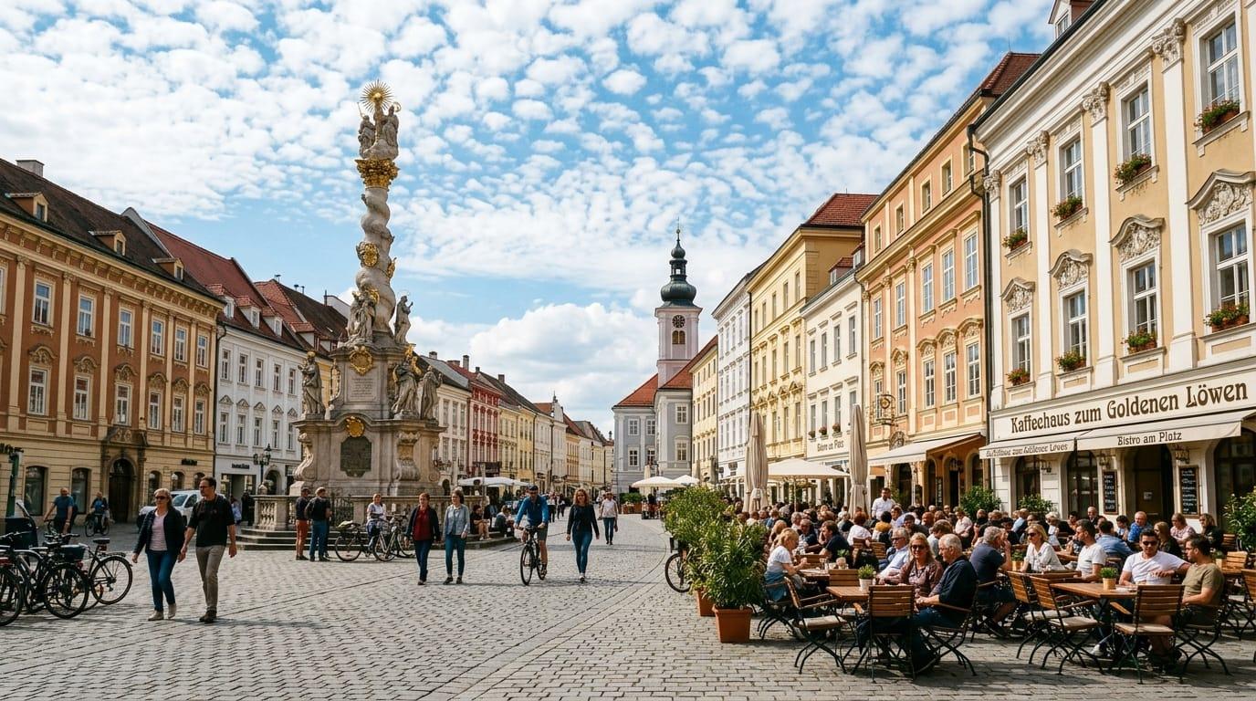 Rathausplatz in St. Pölten