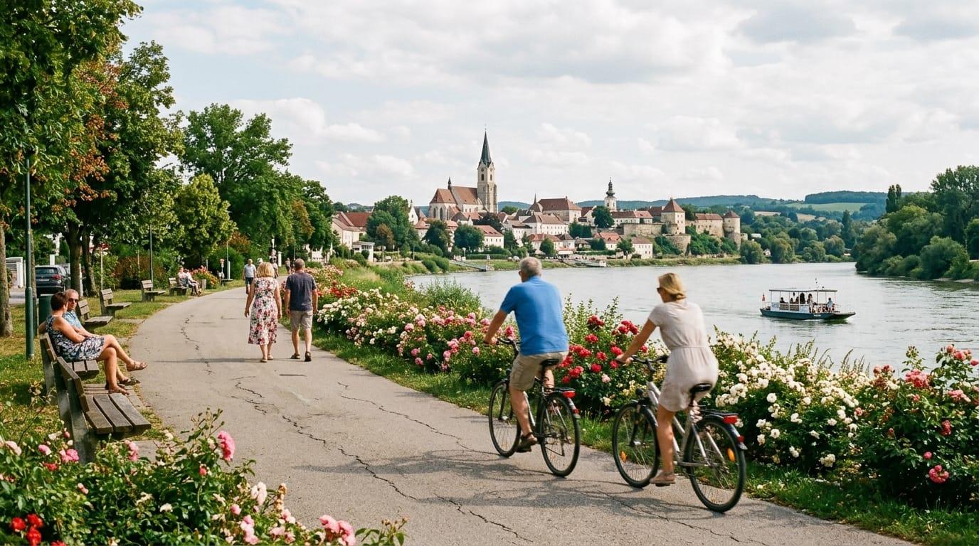 Donaulände in Tulln an der Donau