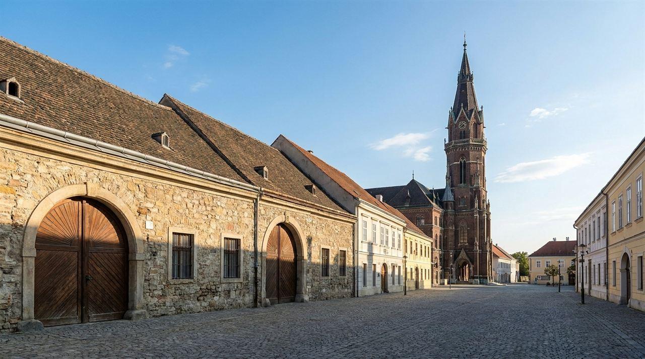 Stadtplatz von Korneuburg mit neugotischem Rathausturm – Einsatzgebiet von ZackAuf